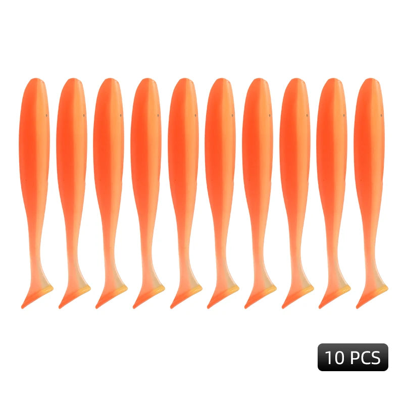 Leurres Souples Carpe Silicone - Lot 10 Pièces Multi-Tailles – Leurres de pêche – Oceanis Gear