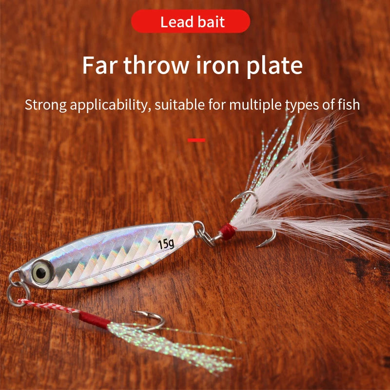 Leurre Cuillère Métal – Appât Jigging Lent Multi-Poids