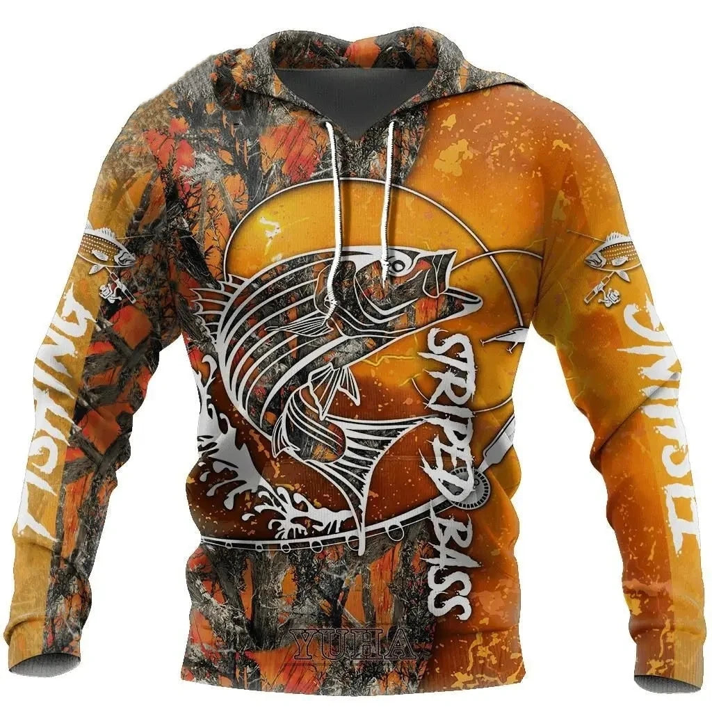 Survêtement Homme Camouflage Pêche - Sweat Capuche Outdoor S-5XL – Accessoires de pêche – Oceanis Gear