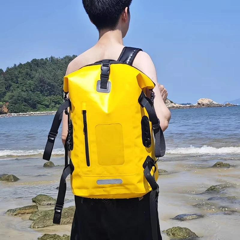 Sac Dos Étanche 30L Pêche - Imperméable Multifonction PVC – SACS DE PECHE – Oceanis Gear