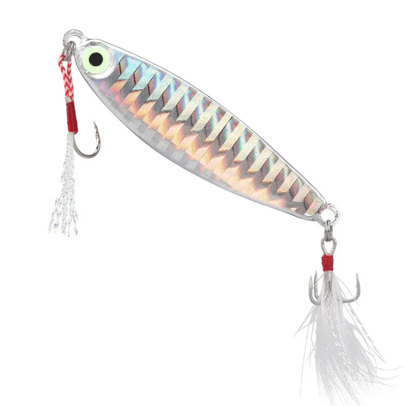 Leurre Cuillère Métal – Appât Jigging Lent Multi-Poids
