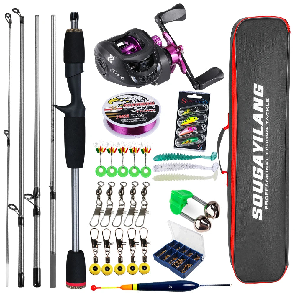 Kit Canne + Moulinet Baitcasting
