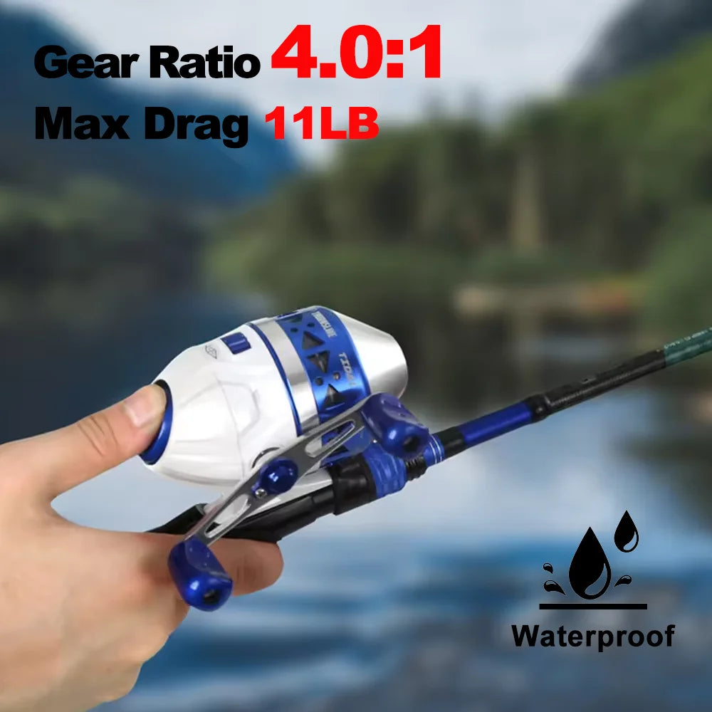 Premium Spincast Reel 4.0:1 Ratio