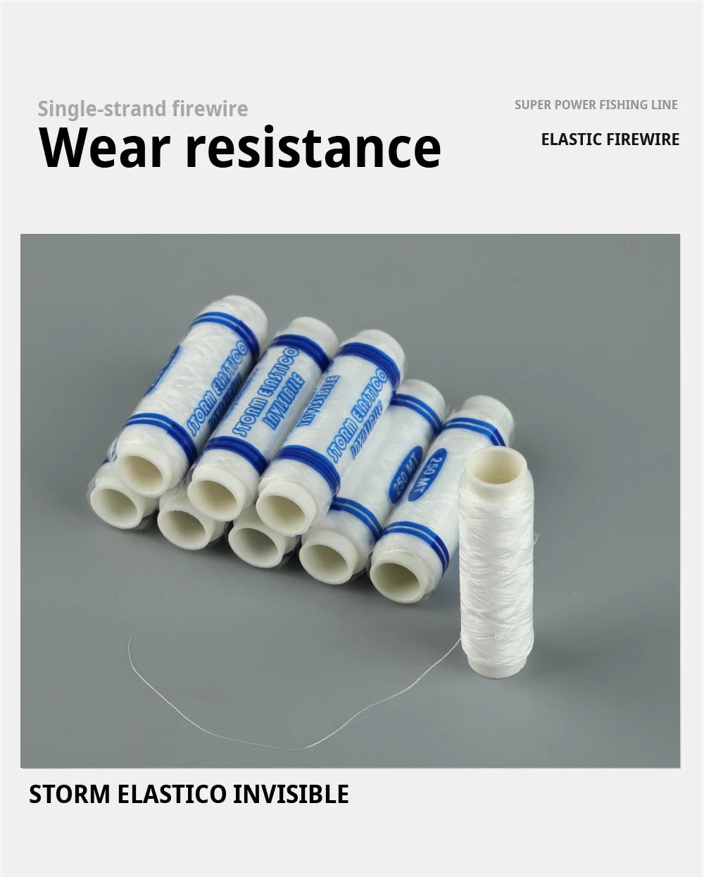 FTK 250M Ligne élastique résistante Firewire 0,2 mm. – OUTILS DE PECHE – Oceanis Gear