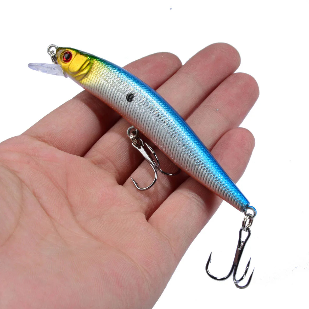 Leurre Minnow Flottant 95mm 8g - Poisson Nageur Dur Carnassier – Leurres de pêche – Oceanis Gear