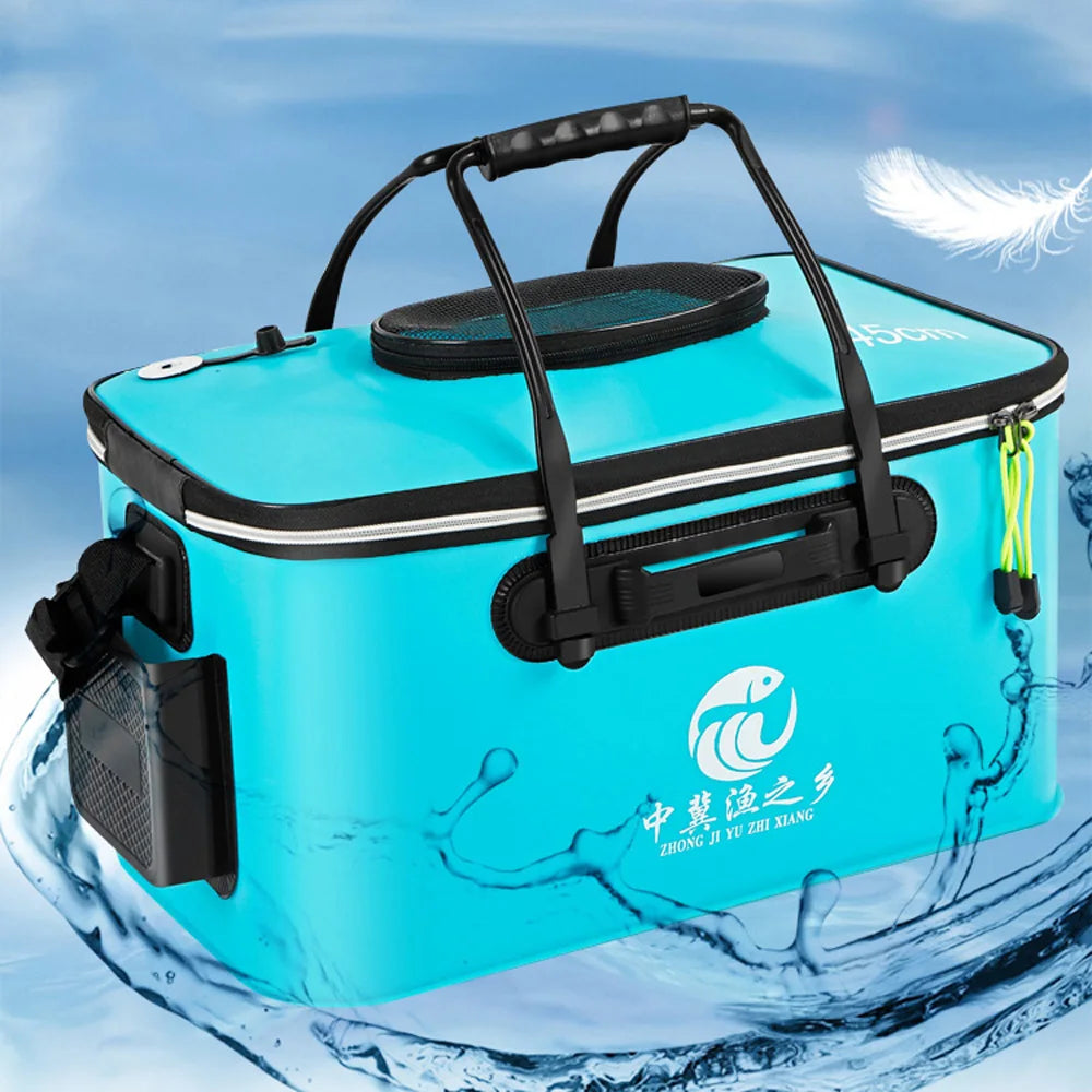 Seau Pêche Pliable EVA - Portable avec Poignée Ergonomique – SACS DE PECHE – Oceanis Gear