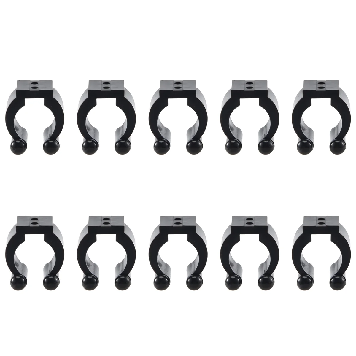 Clips Rangement Cannes à Pêche - Lot 10 Pièces ABS Noir – OUTILS DE PECHE – Oceanis Gear