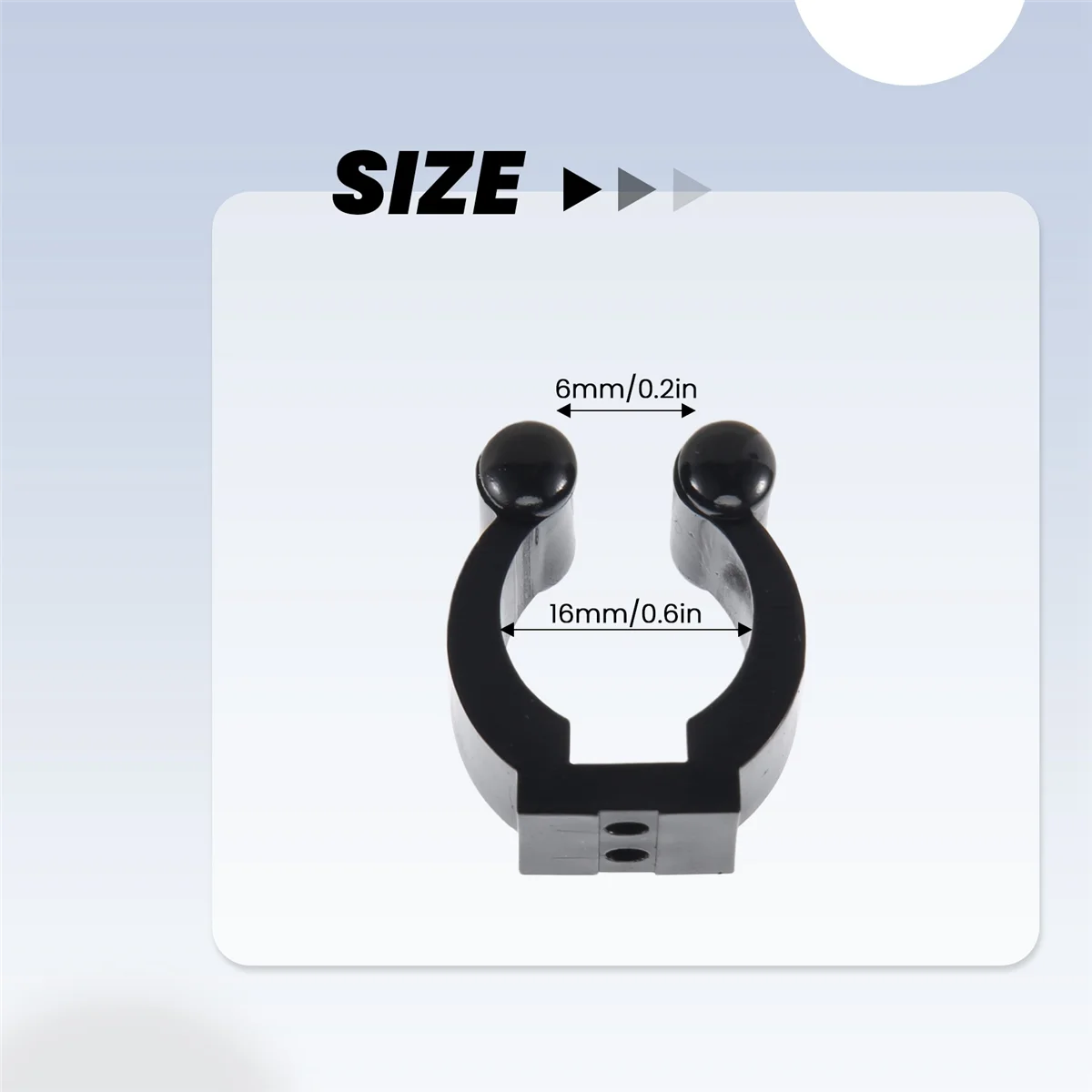 Clips Rangement Cannes à Pêche - Lot 10 Pièces ABS Noir – OUTILS DE PECHE – Oceanis Gear