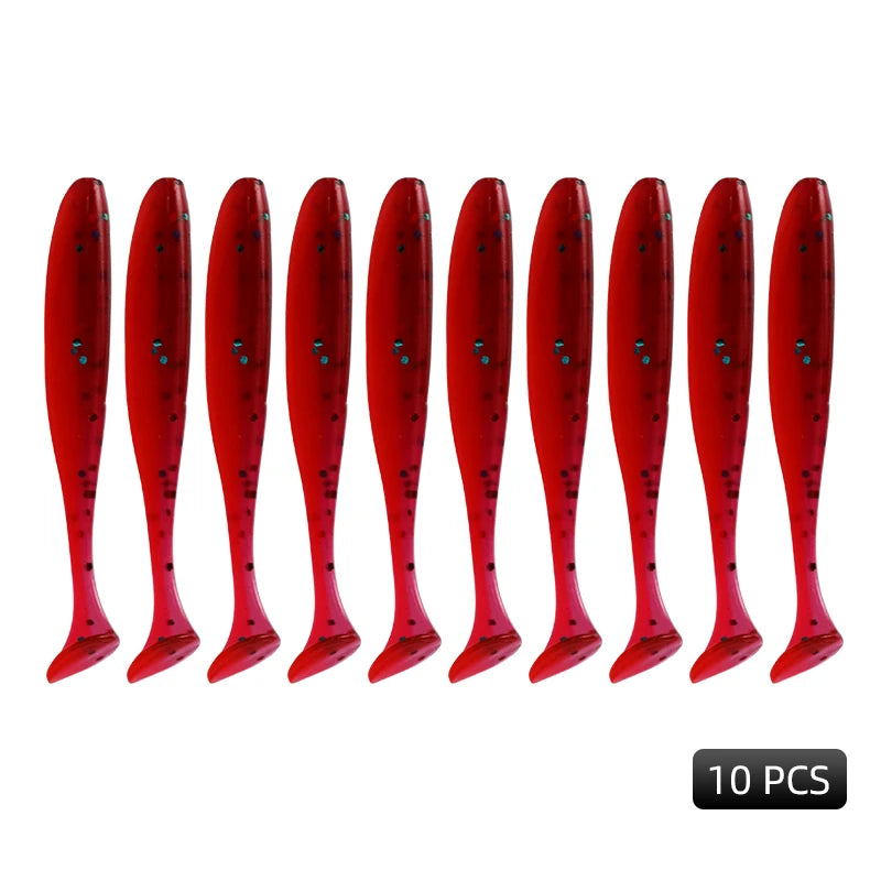 Leurres Souples Carpe Silicone - Lot 10 Pièces Multi-Tailles – Leurres de pêche – Oceanis Gear
