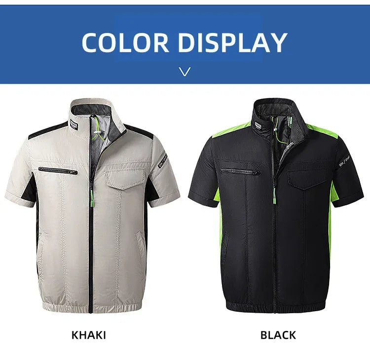 Gilet Refroidissement USB Été - 2 Ventilateurs Climatisé – VESTE DE PECHE – Oceanis Gear