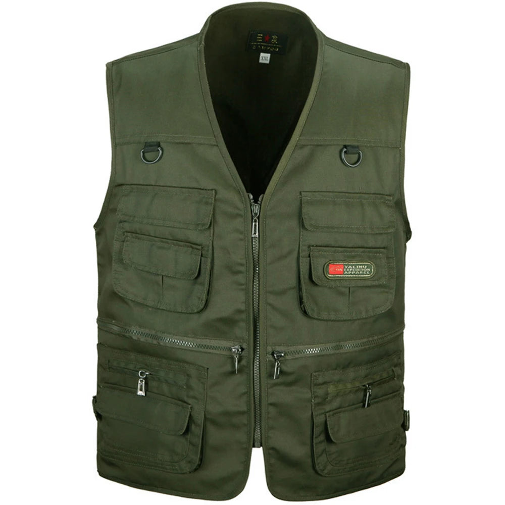 Gilet Tactique Été Homme - Multi-Poches Pêche Outdoor XL-4XL – Vêtements de pêche – Oceanis Gear