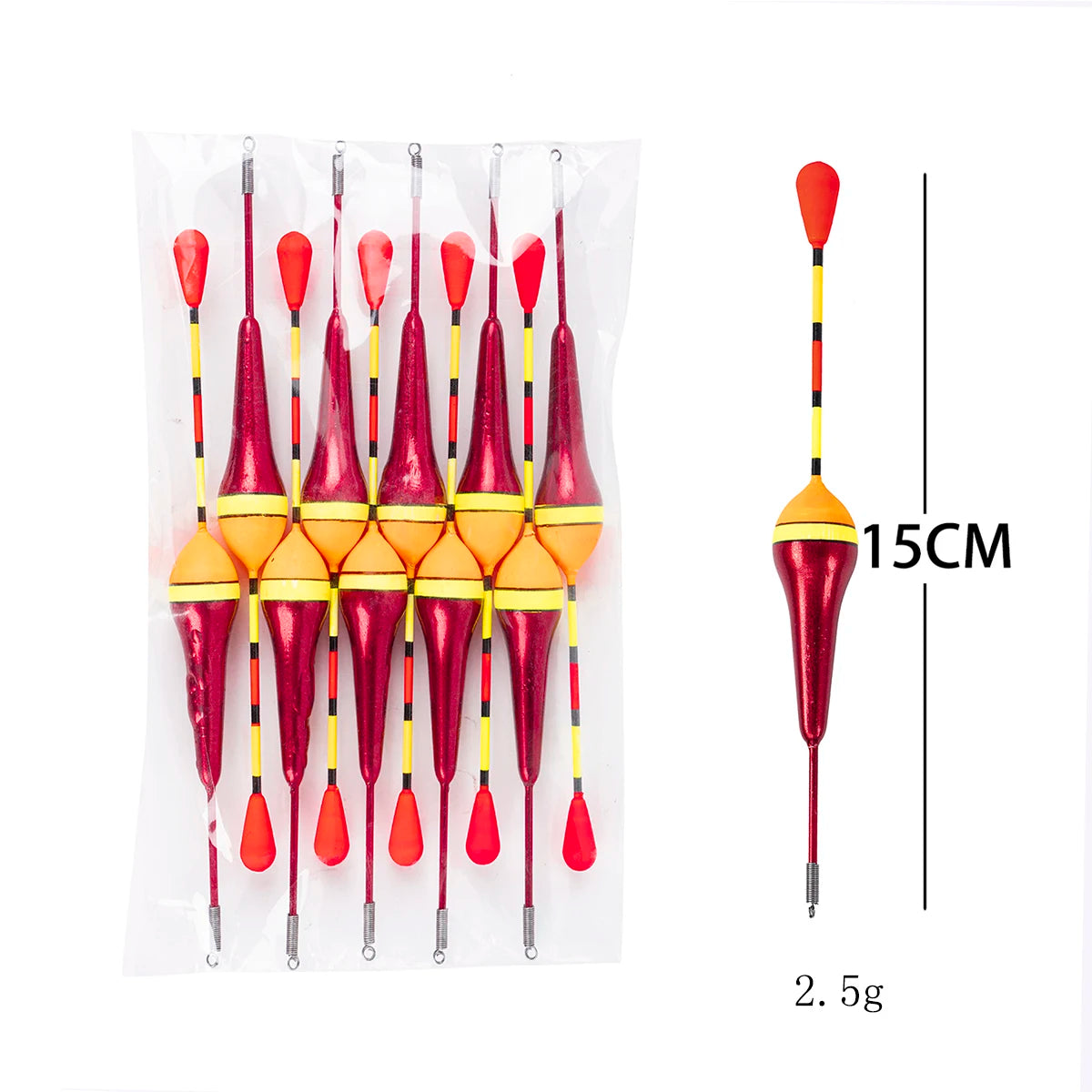 Flotteurs Pêche Haute Sensibilité - Lot 10 Bouées Verticales – Flotteurs de pêche – Oceanis Gear