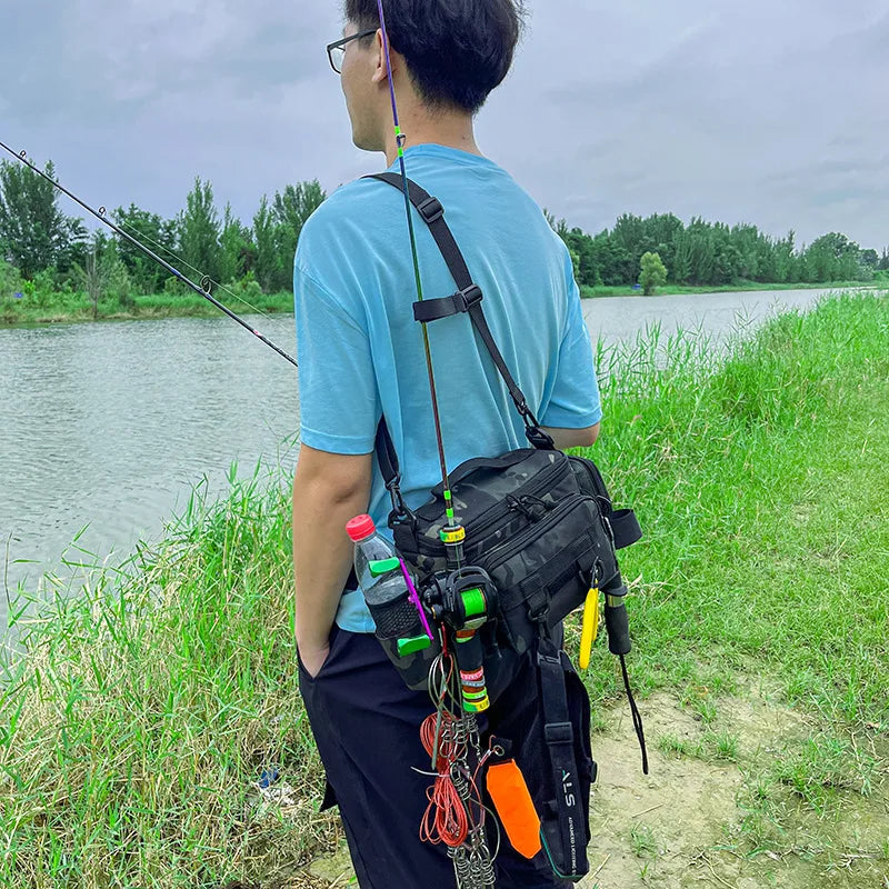 Sac Pêche Multifonctionnel Oxford - Organisateur Étanche 37cm – SACS DE PECHE – Oceanis Gear