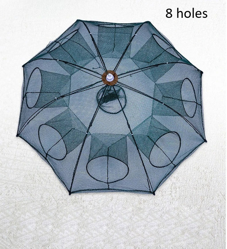 Filet de Pêche Automatique Pliable – Multi-Entrées – Accessoire de pêche – Oceanis Gear