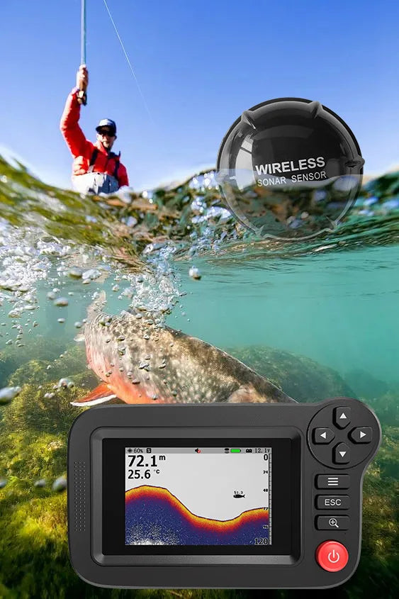 Smart Fish Finder - Sondeur portable et sondeur de profondeur pour la pêche – DETECTEURS DES POISSONS – Oceanis Gear