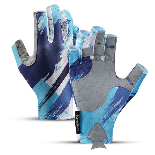 Gants de Pêche Respirants Sans Doigts Unisexe – Accessoires de Pêche – Oceanis Gear
