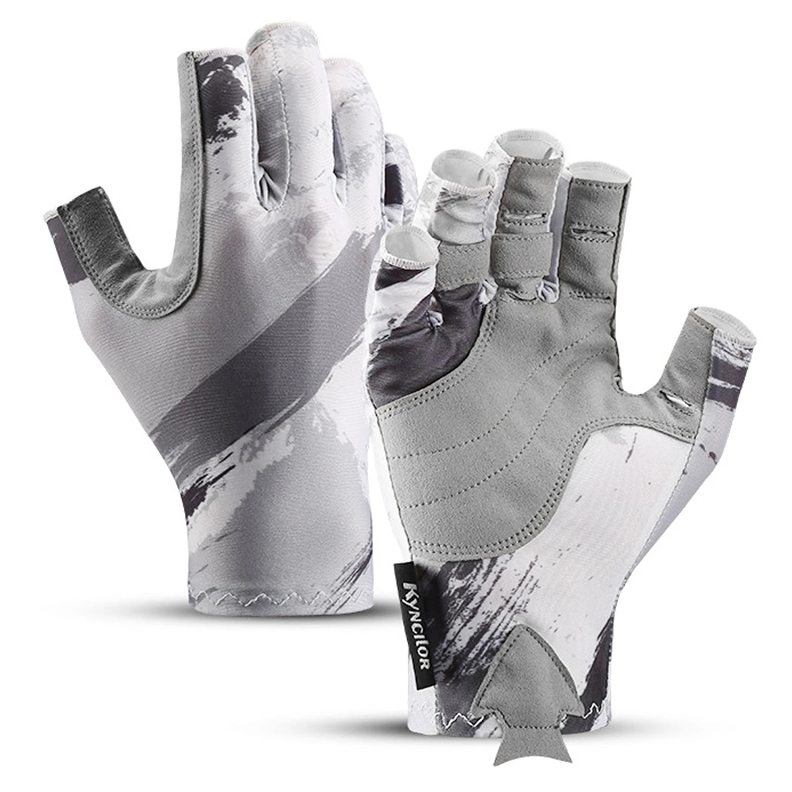 Gants de Pêche Respirants Sans Doigts Unisexe – Accessoires de Pêche – Oceanis Gear
