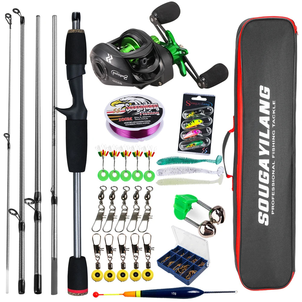 Kit Canne + Moulinet Baitcasting