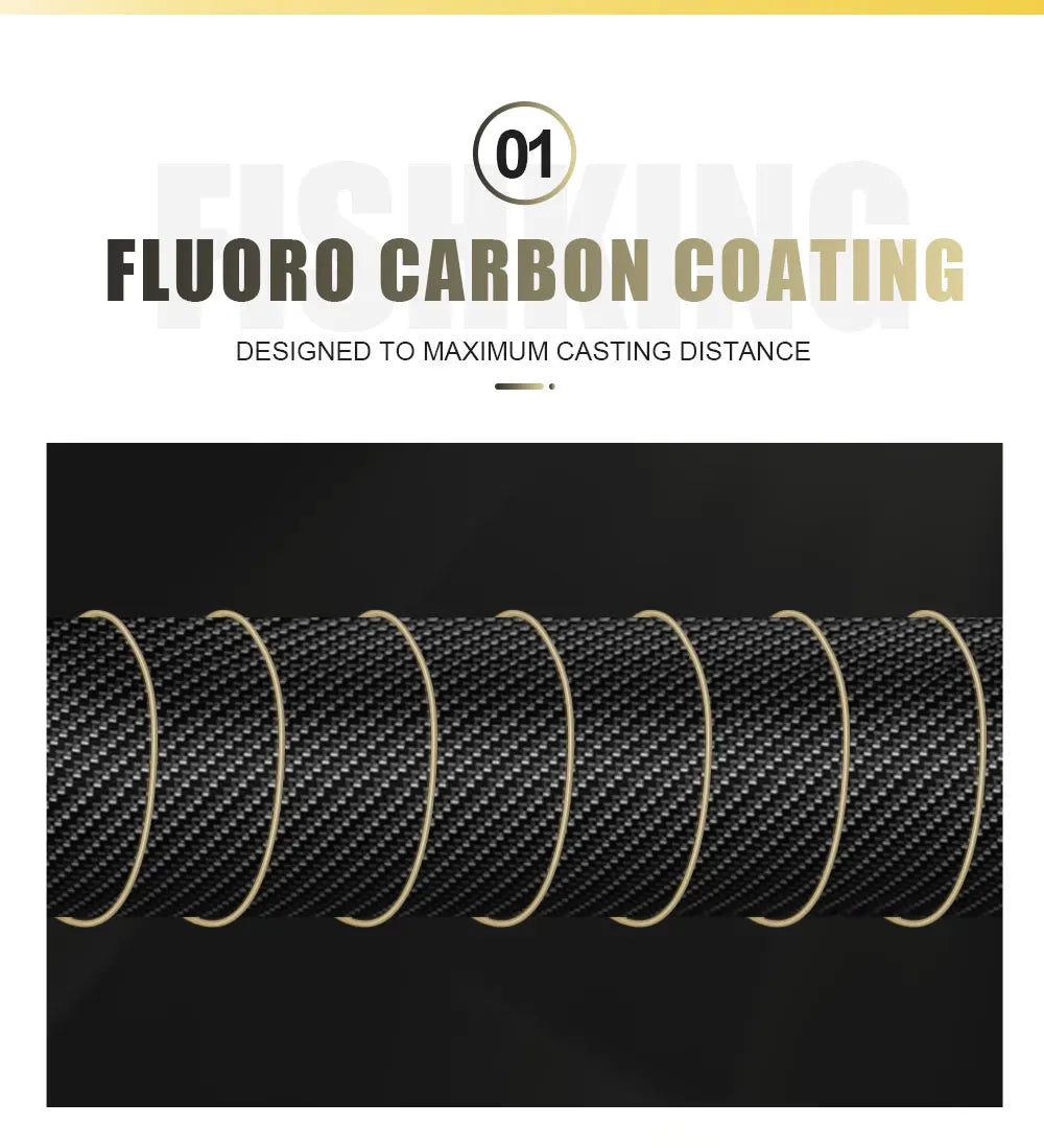 Ligne de pêche FTK 300M avec revêtement en fluorocarbone – OUTILS DE PECHE – Oceanis Gear