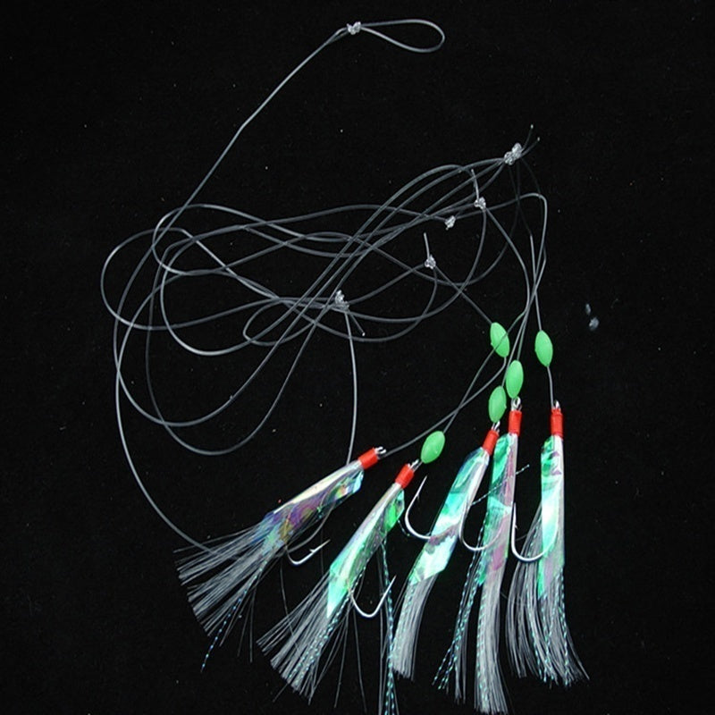 Leurres Souples Multicolores Silicone - Lot 5 Pièces Carnassiers – Leurres de pêche – Oceanis Gear