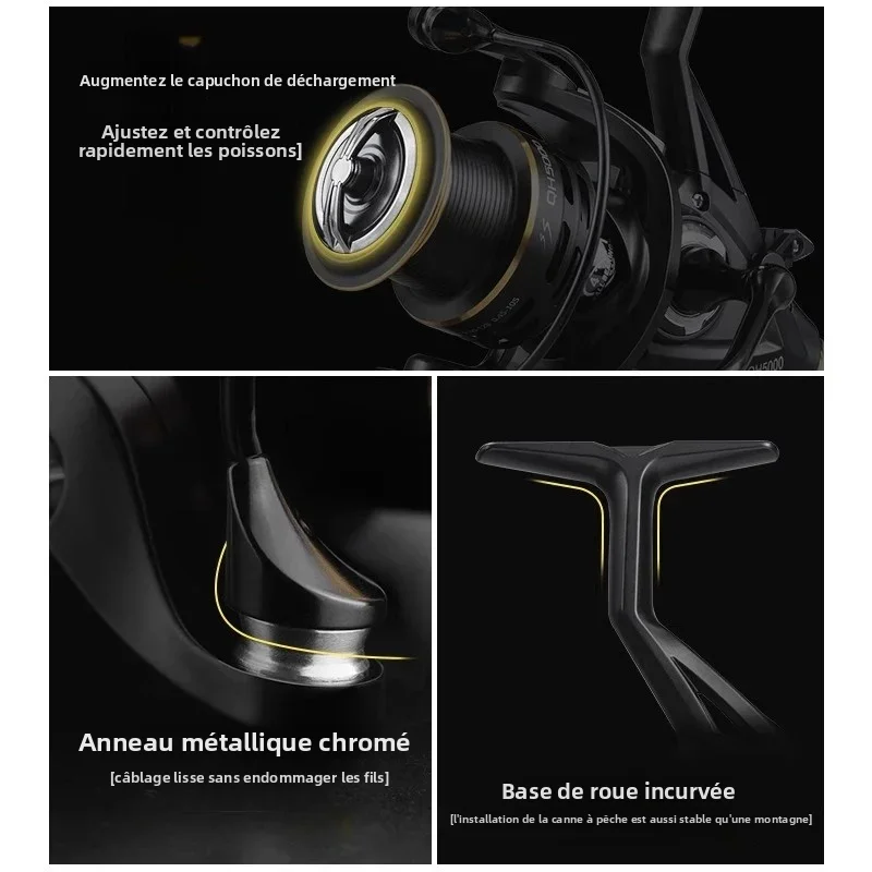 Premium Carp Fishing Reel QH3000-9000 20kg Drag – Cannes à pêche – Oceanis Gear