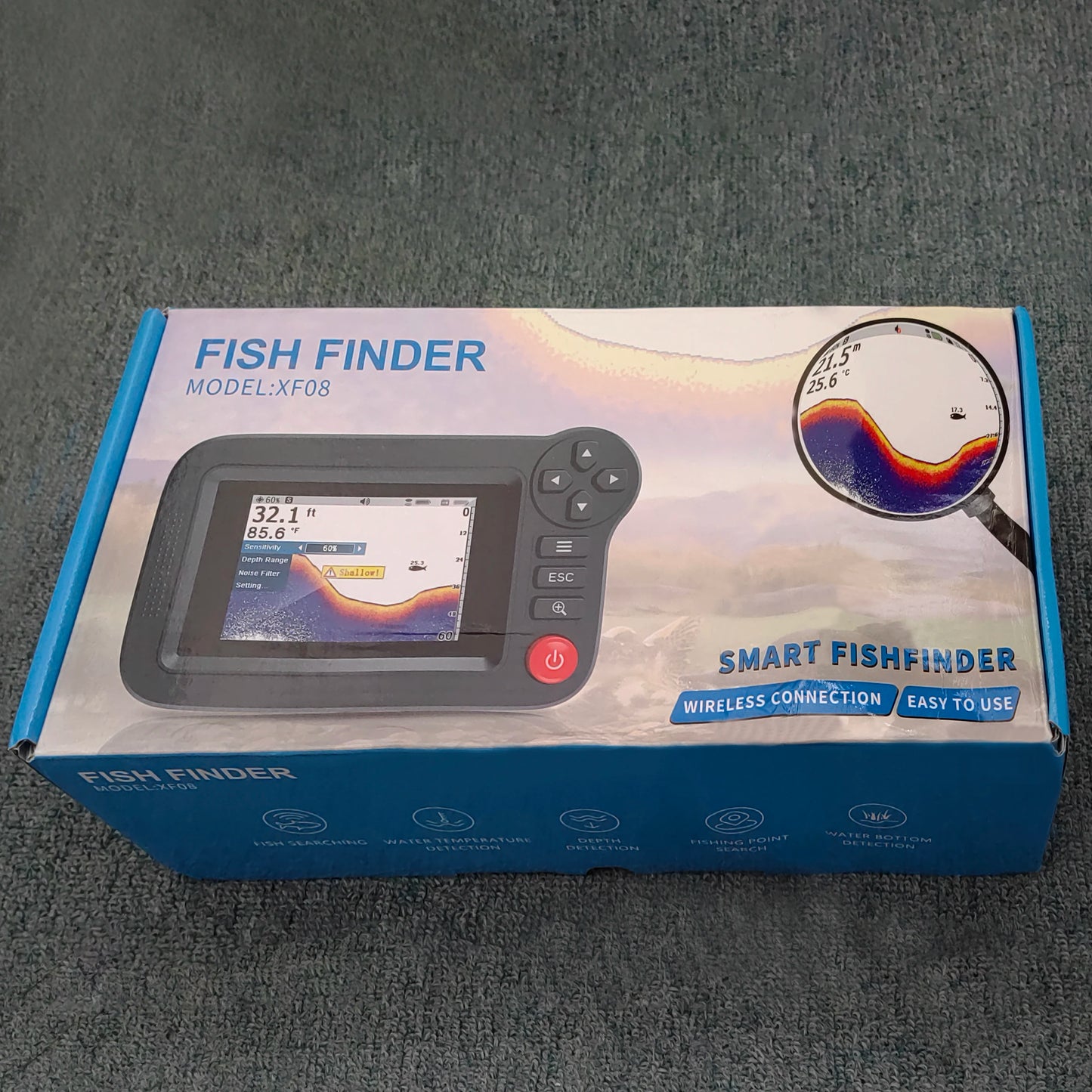 Smart Fish Finder - Sondeur portable et sondeur de profondeur pour la pêche – DETECTEURS DES POISSONS – Oceanis Gear