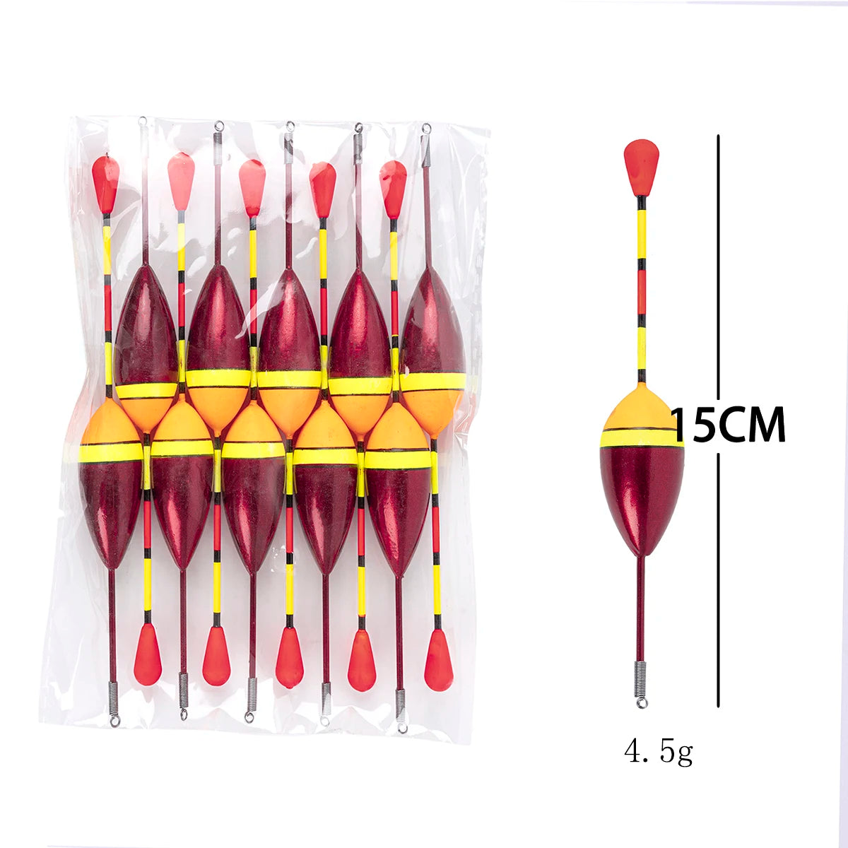 Flotteurs Pêche Haute Sensibilité - Lot 10 Bouées Verticales – Flotteurs de pêche – Oceanis Gear