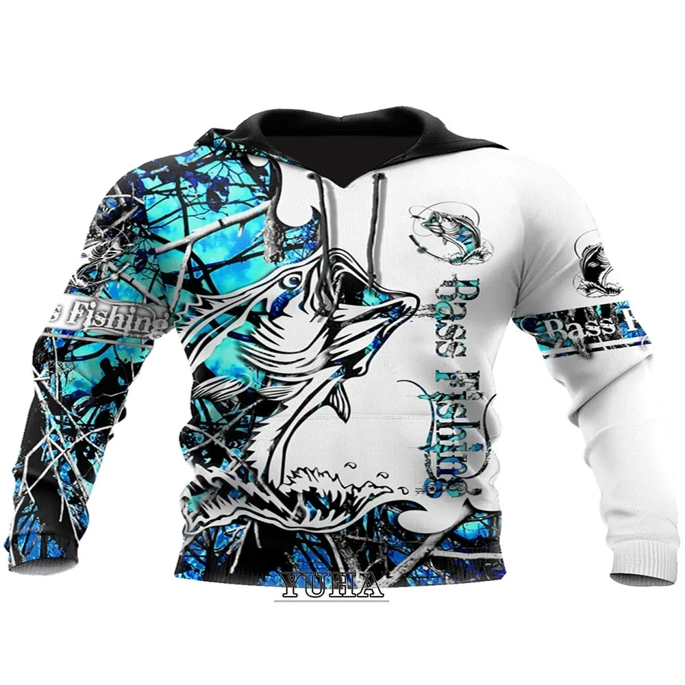 Survêtement Homme Camouflage Pêche - Sweat Capuche Outdoor S-5XL – Accessoires de pêche – Oceanis Gear