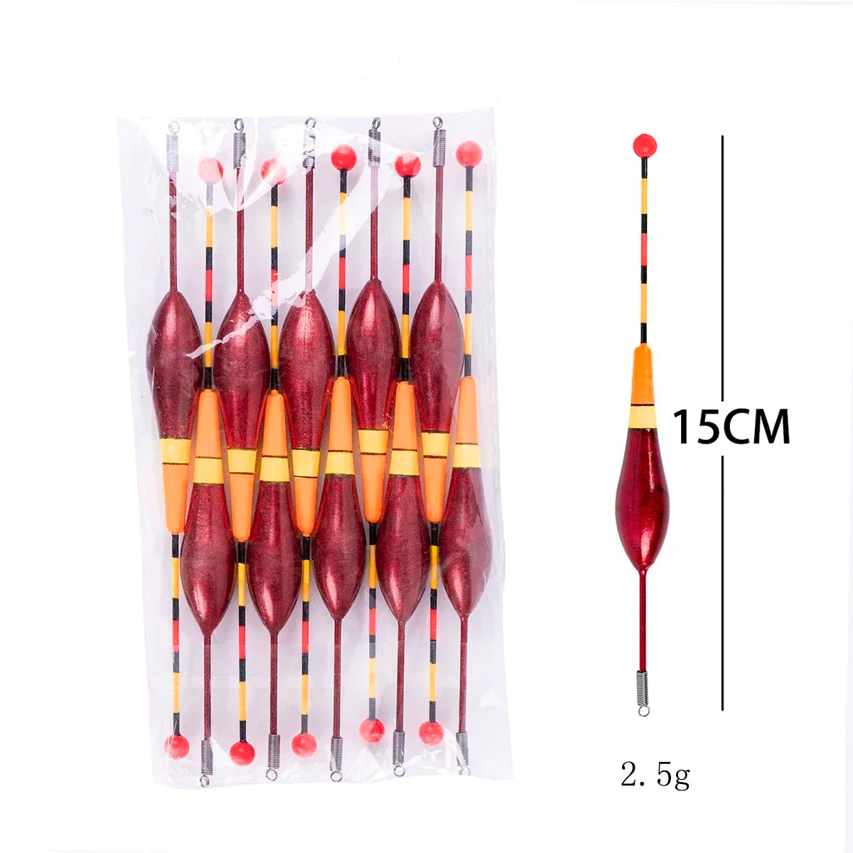 Flotteurs Pêche Haute Sensibilité - Lot 10 Bouées Verticales – Flotteurs de pêche – Oceanis Gear