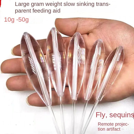 5 pièces de flotteurs de pêche en acrylique 10-50 g transparents. – Flotteurs de pêche – Oceanis Gear