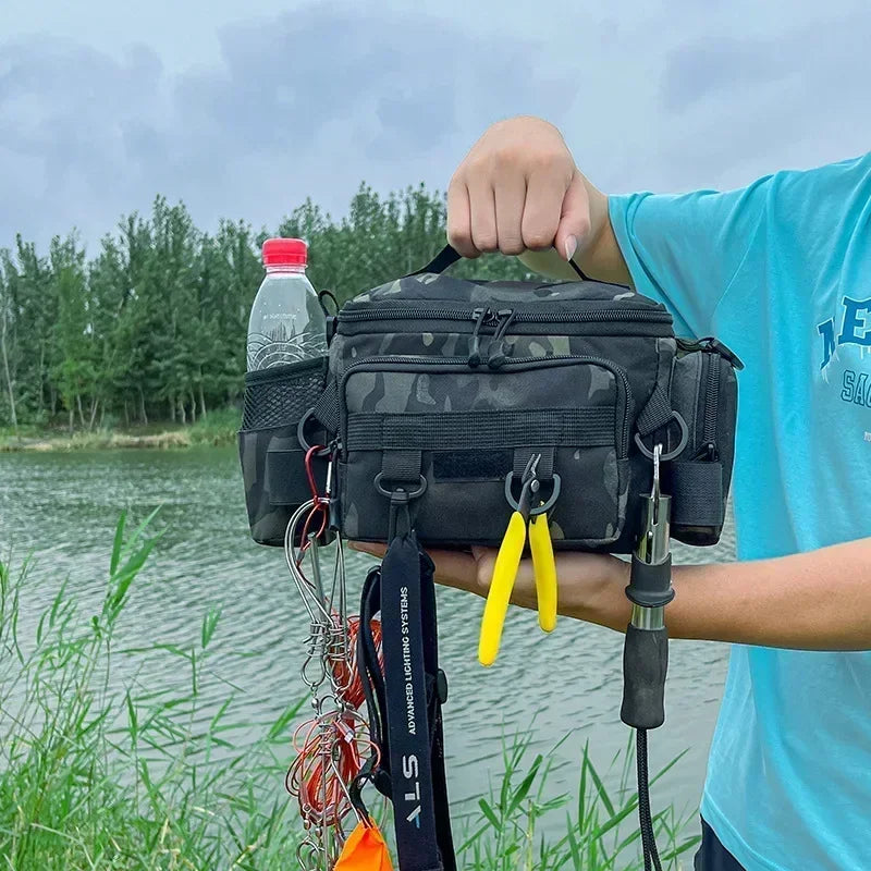 Sac Pêche Multifonctionnel Oxford - Organisateur Étanche 37cm – SACS DE PECHE – Oceanis Gear