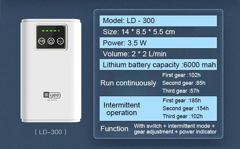 Pompe à oxygène pour aquarium, pompe à air double usage. – Pompe à oxygène pour aquarium – Oceanis Gear