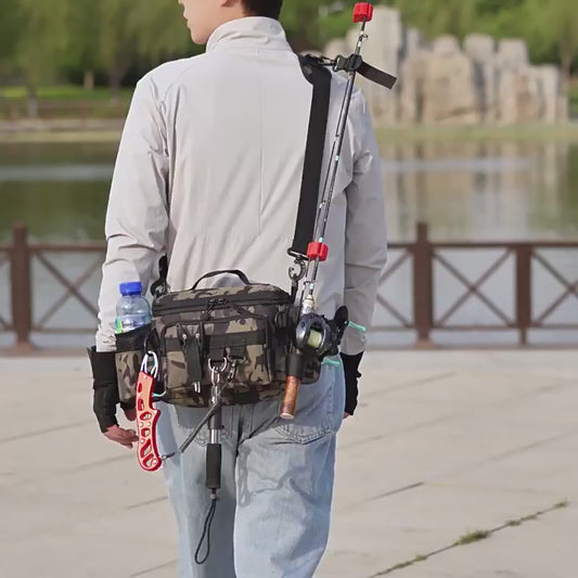 Sac Bandoulière Pêche - Organisateur Matériel Compact 358g